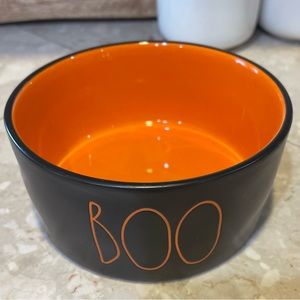 Rae Dunn BOO Pet Bowl 6”